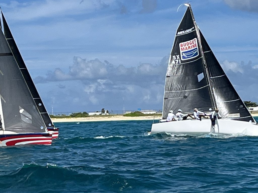 Heieneken Regatta Spectator Boat watching the Melges 24 fleet