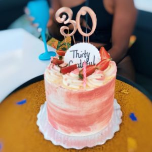 "30th Happy Birthday Cake Celebration | Pyratz SXM"