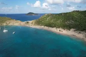 Colombier Bay Beach Nature