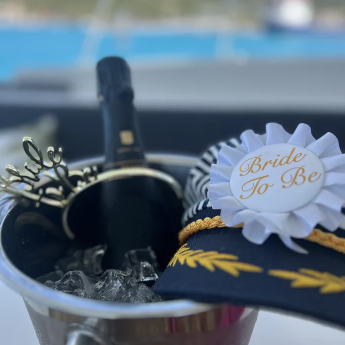 Celebrate your onboard Bachelorette party with Champagne!
