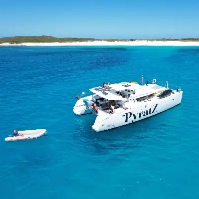 Motor catamaran Galaxy, perfect for Caribbean family yacht charters