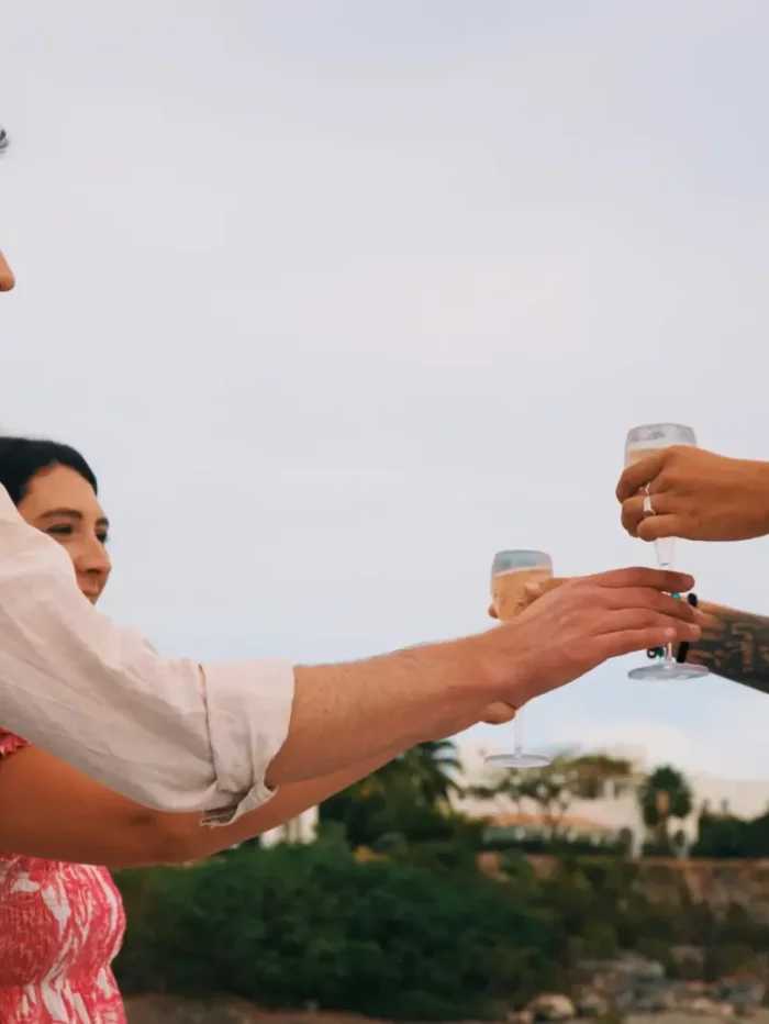 Taylor & Chad’s Perfect Proposal Moment Captured Taylor and Chad's proposal moment